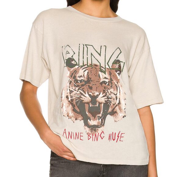 Anine Bing Tiger Tee - Picture 1 of 3